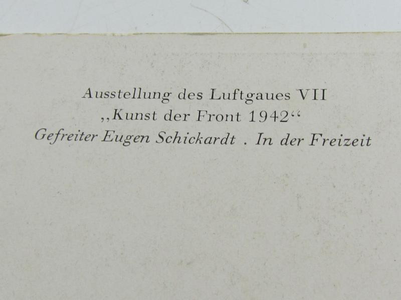 Postcard : Eugen Schickardt ...In der Freizeit