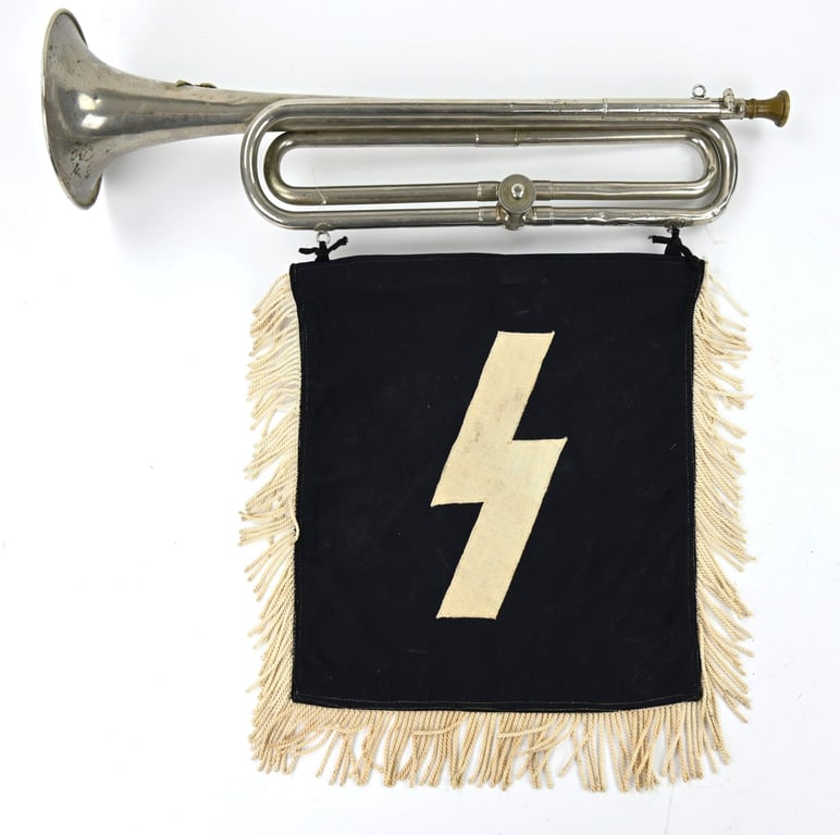 German DJ Trumpet & Fahne