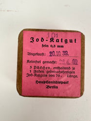 WW2 German Medical "Jod-Katgut"