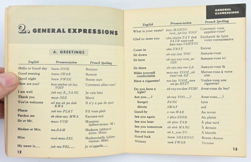 US WW2 French Phase Book 1943