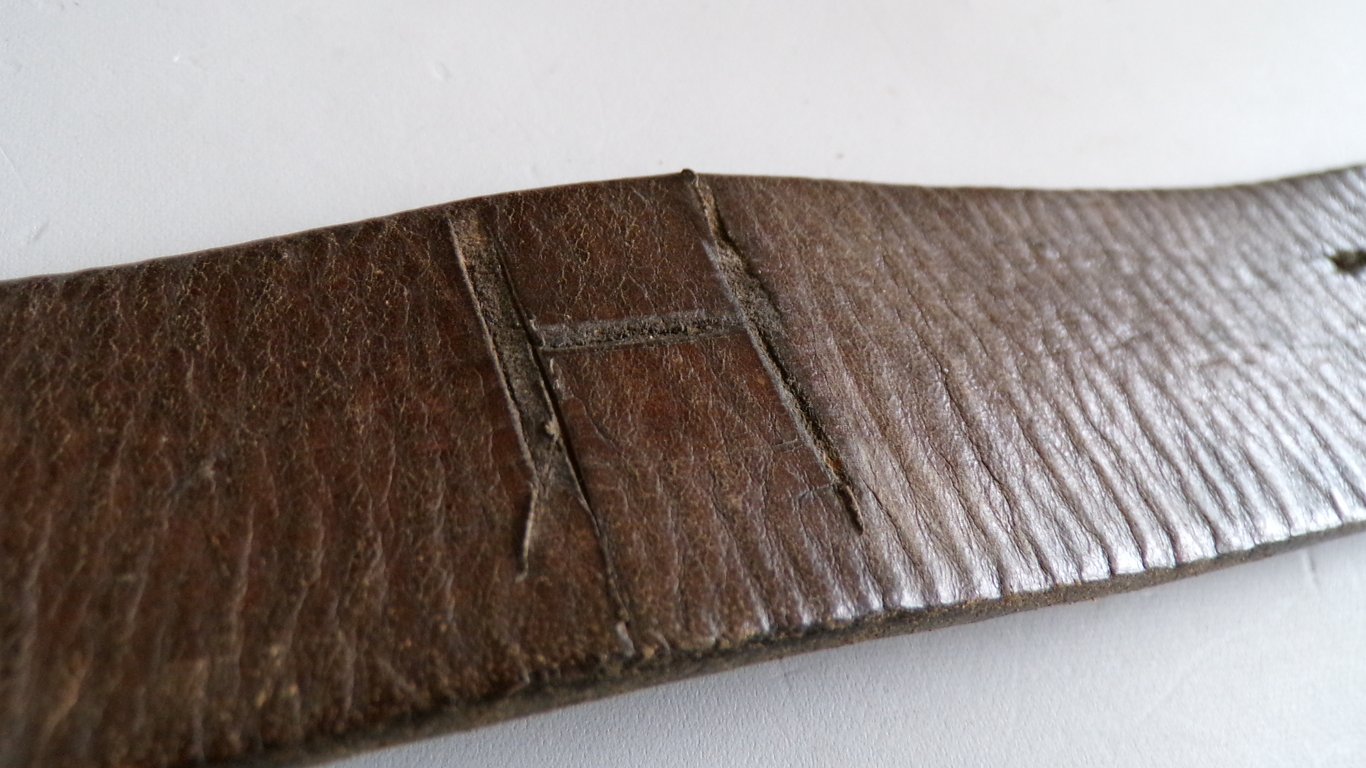 M40 Combat Leather Belt - 100cm