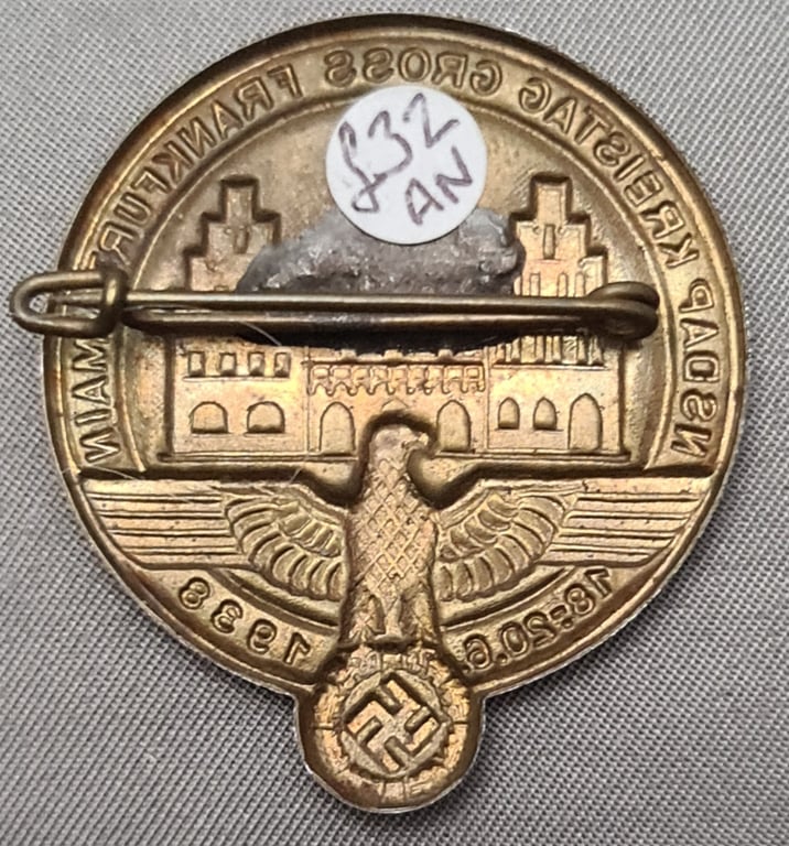 NSDAP Frankfurt Kreistag 1938 Tinnie