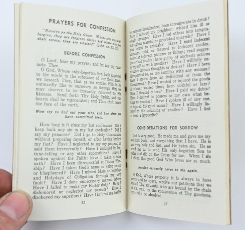 US WW1 Catholic Prayer Book