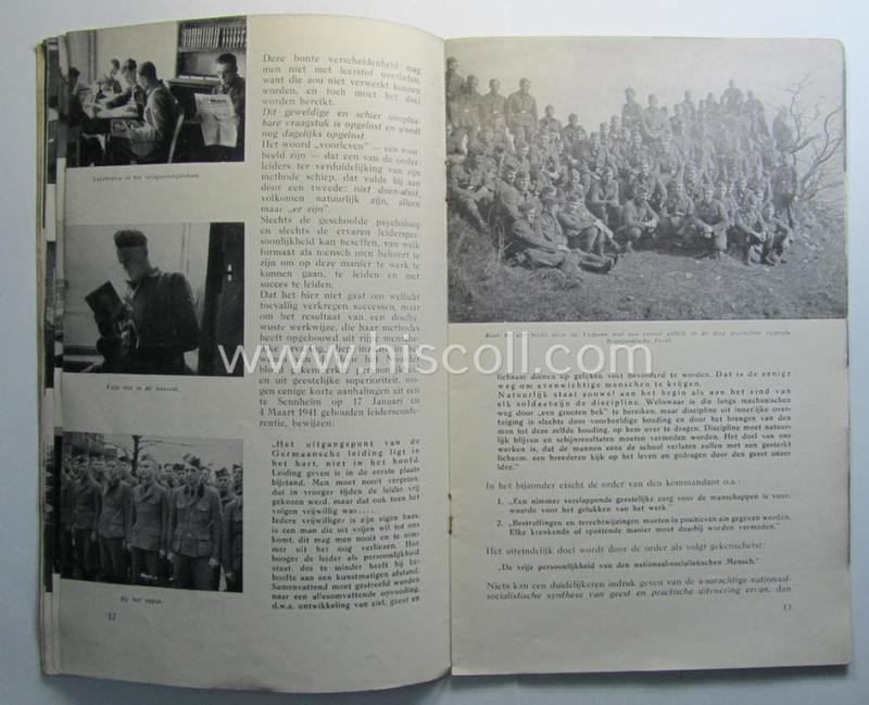 Waffen-SS booklet: 'De weg tot Germaansche Lotsverbondenheid - Opleidingskamp Sennheim'