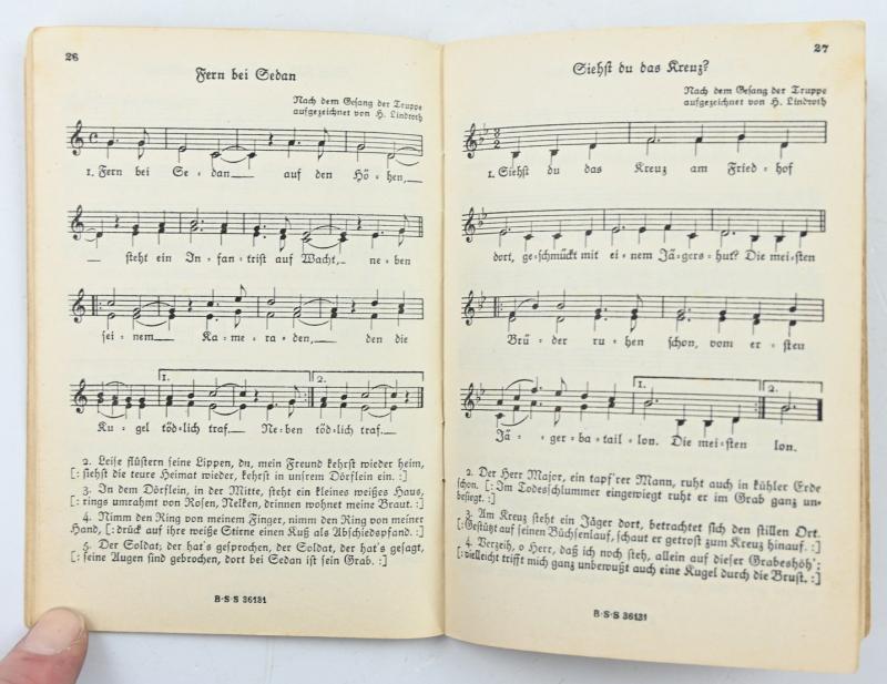 German WH Marching Songs Pocket Book