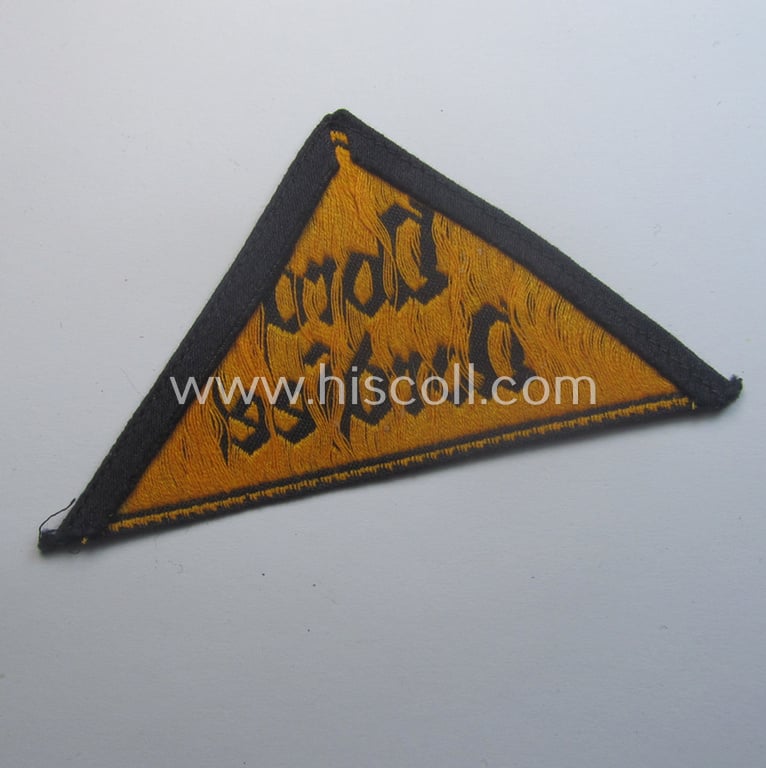 'HJ' ('Hitlerjugend') district-triangle (ie. 'Gebietsdreieck') entitled: 'Nord Nordsee'