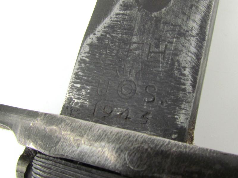 US WWII M1 Garand Long Bayonet UFH 1943