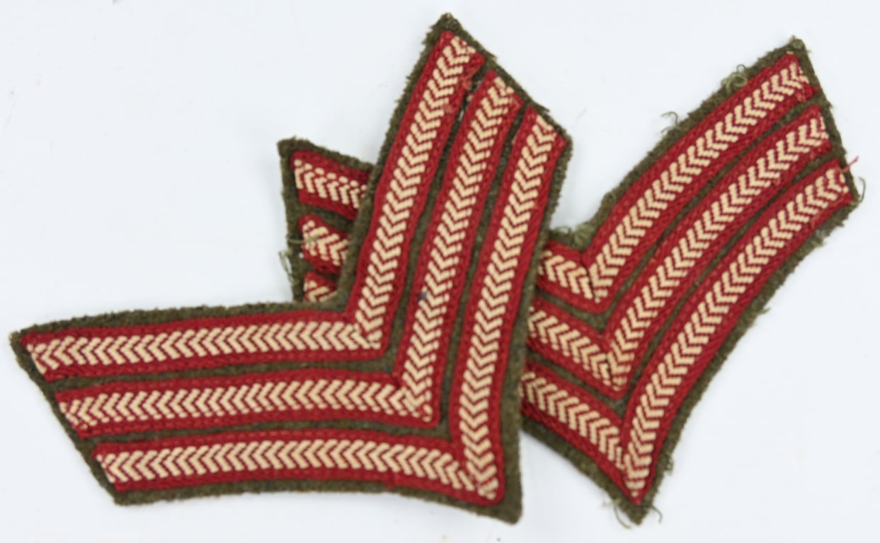 British WW2 Set of Sergeant Chevrons