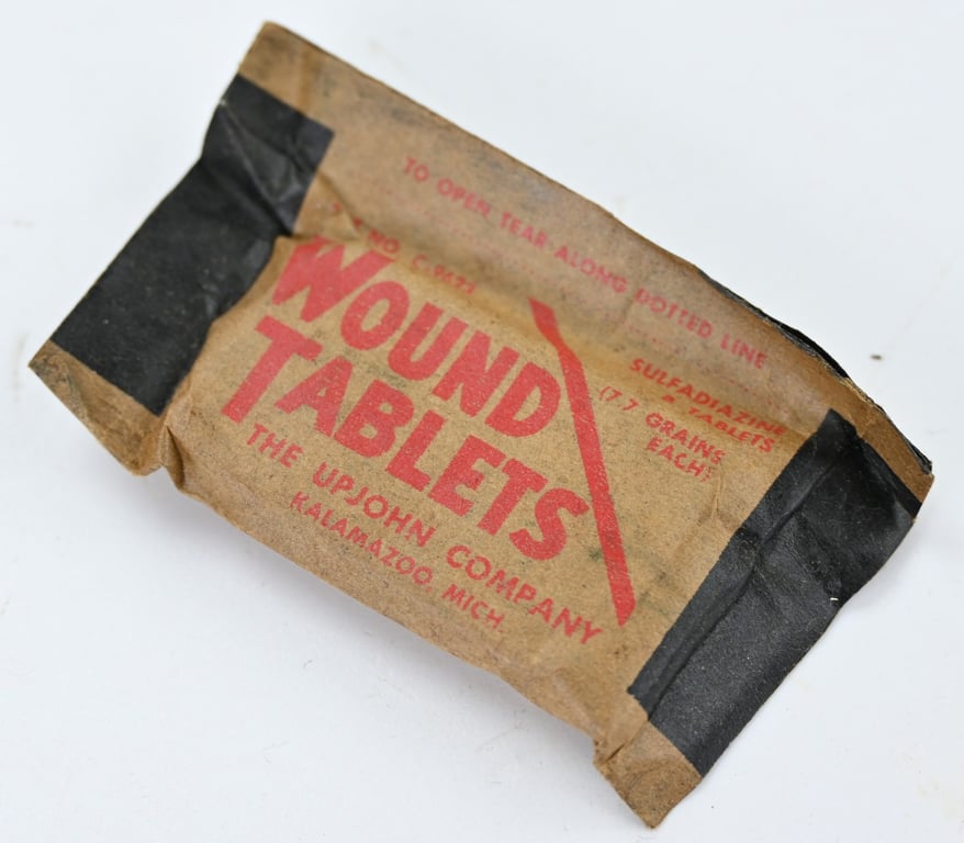 US WW2 Upjohn's Wound Tablets