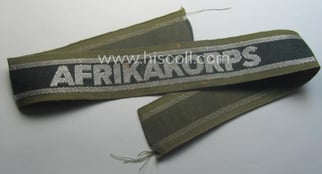 'BeVo'-like cuff-title (ie. 'Ärmelstreifen') entitled: 'Afrikakorps' being a...