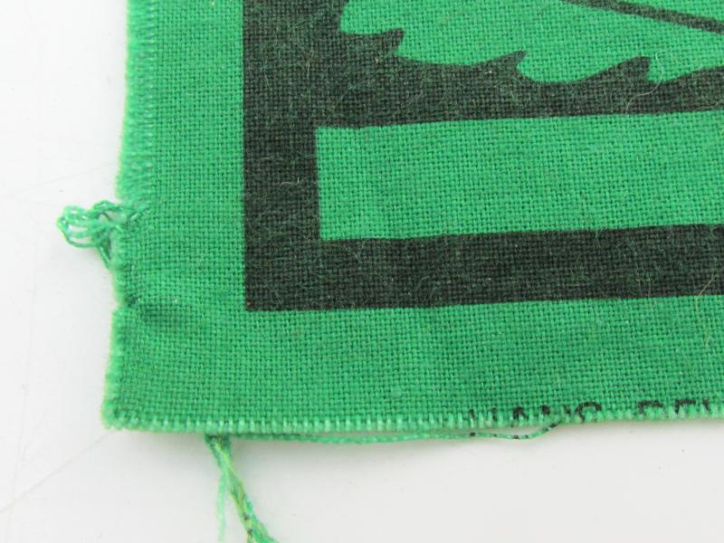 Printed Heer/Waffen-SS camouflage rank patch