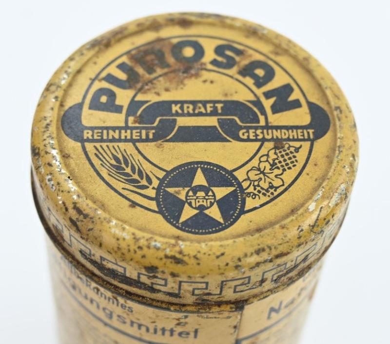German Third Reich Era Tin Can of Tonic