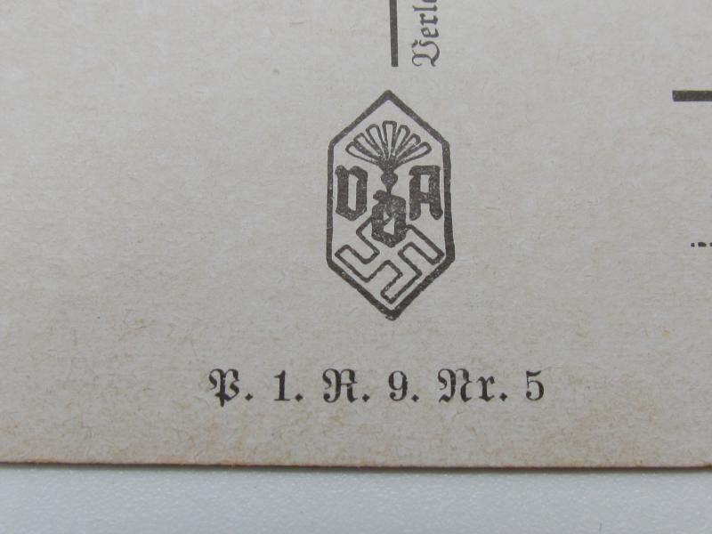 Postcard W. Willrich : Kradmelder einer Panzer - Vorausabteilung