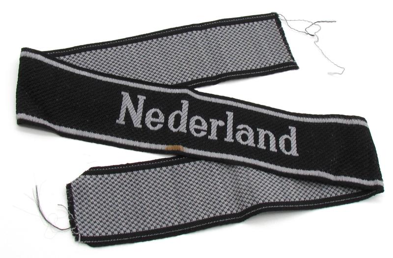 Waffen-SS BeVo 'Nederland' Cufftitle