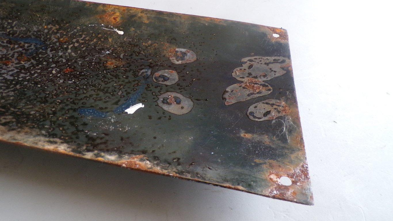 Adolf Hitler Strasse enamel sign