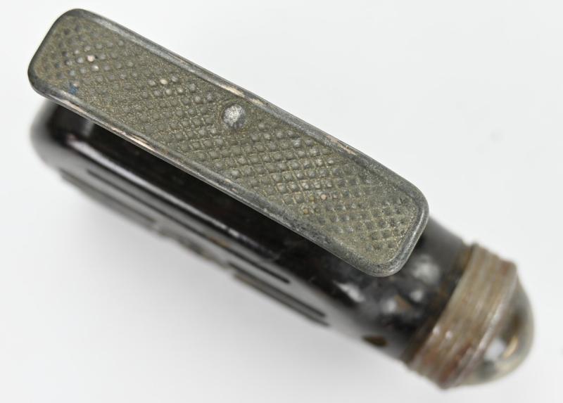 German WH Bakelite Pump Flashlight
