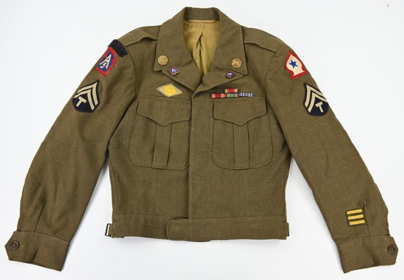 US WW2 5th Army Grouping 'Pvt B.J. Mutzenberger'
