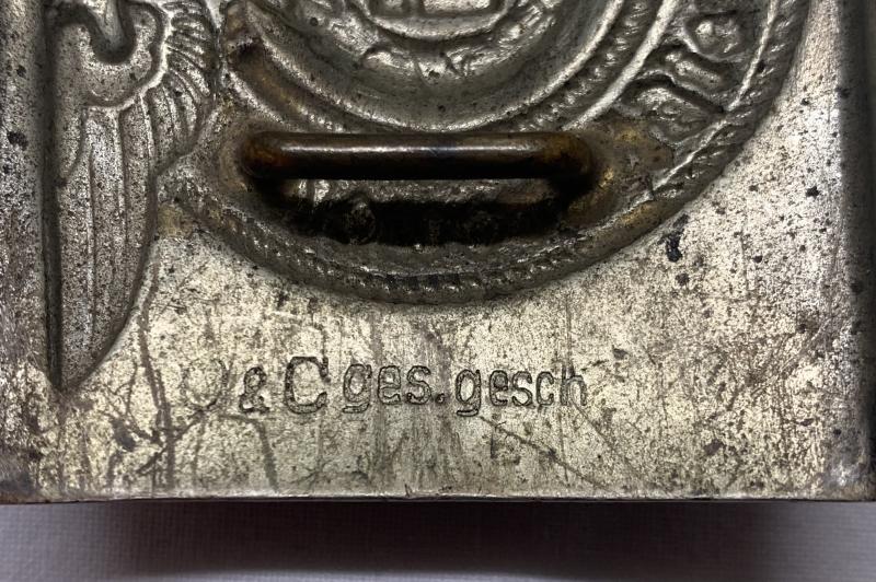 Waffen-SS Belt Buckle 'O&C ges.gesch'