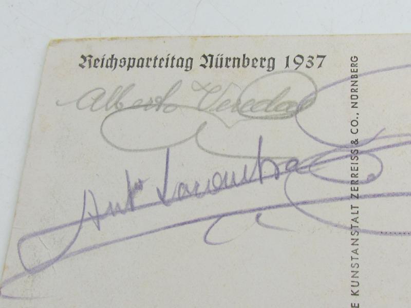 Postcard : Reichsparteitag Nürnberg 1937