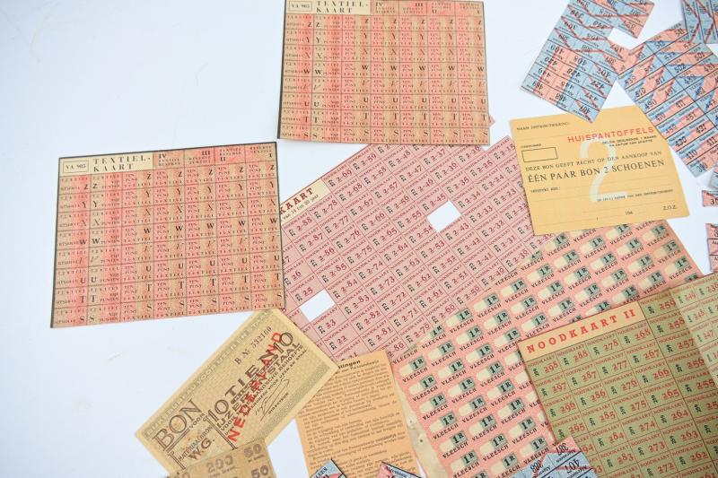 Dutch WW2 Various Food Coupons