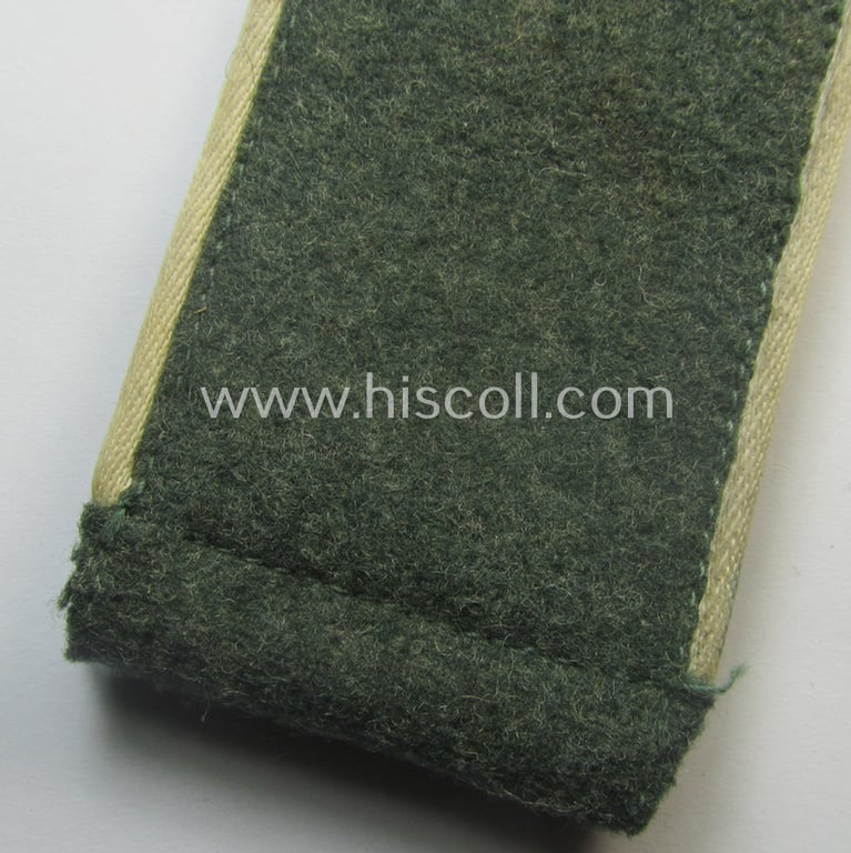 Single, mid- (ie. early-) war-period so-called: 'M41/M43'-pattern WH (Heeres) EM-type shoulderstrap as intended for a: 'Soldat eines Infanterie-Rgts.'