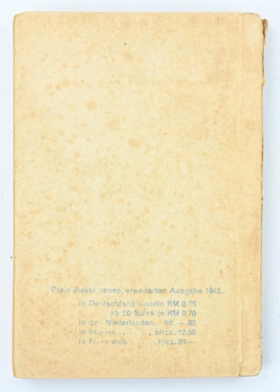 German LW Airplane Identification Booklet