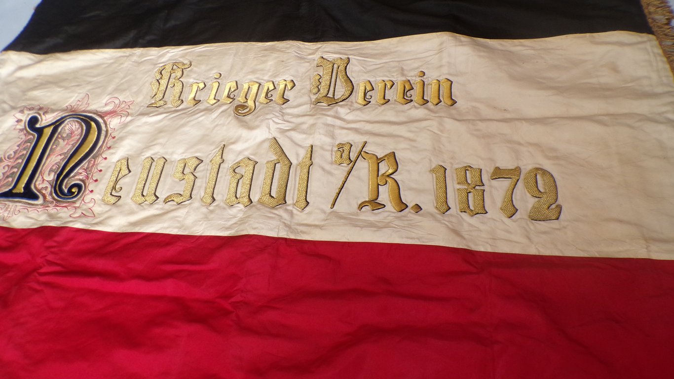 Imperial Prussian Silk Fahne Gold Bullion 1872