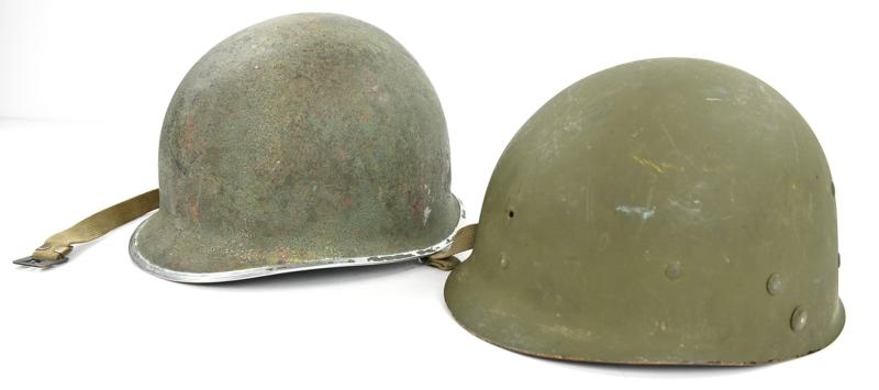 US WW2 307th Airborne Engineers Battalion Combat Helmet