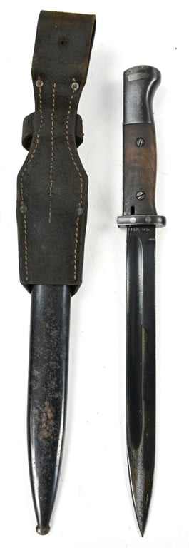 German K98 Bayonet with Frog and Matching Numbers