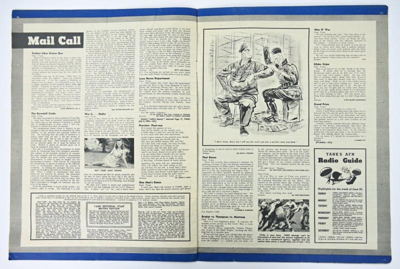 British Edition of the Yank Magazine June 25th, 1944