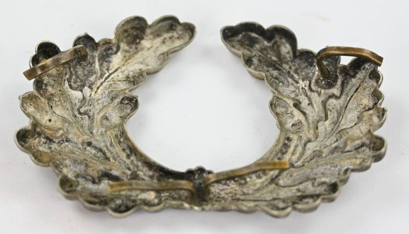 German WH Officer's Visor Cap Cocarde Wreath