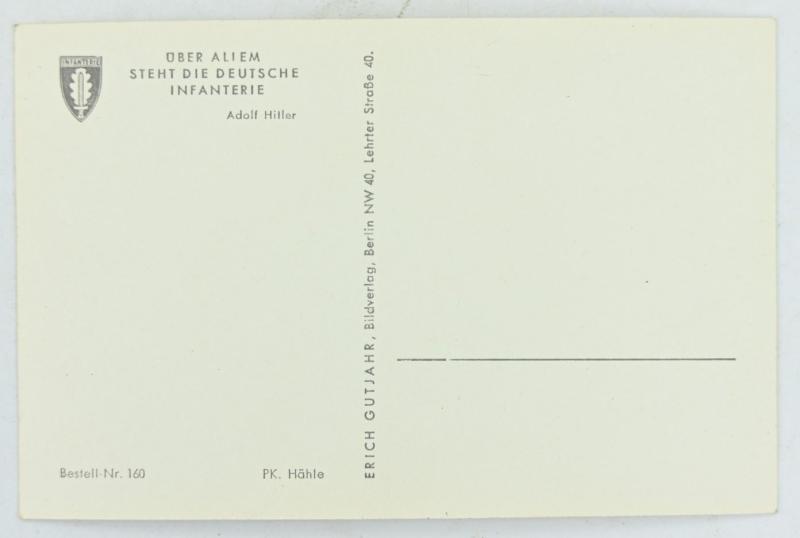 German Postcard 'Das Alles sind Infanterie waffen'