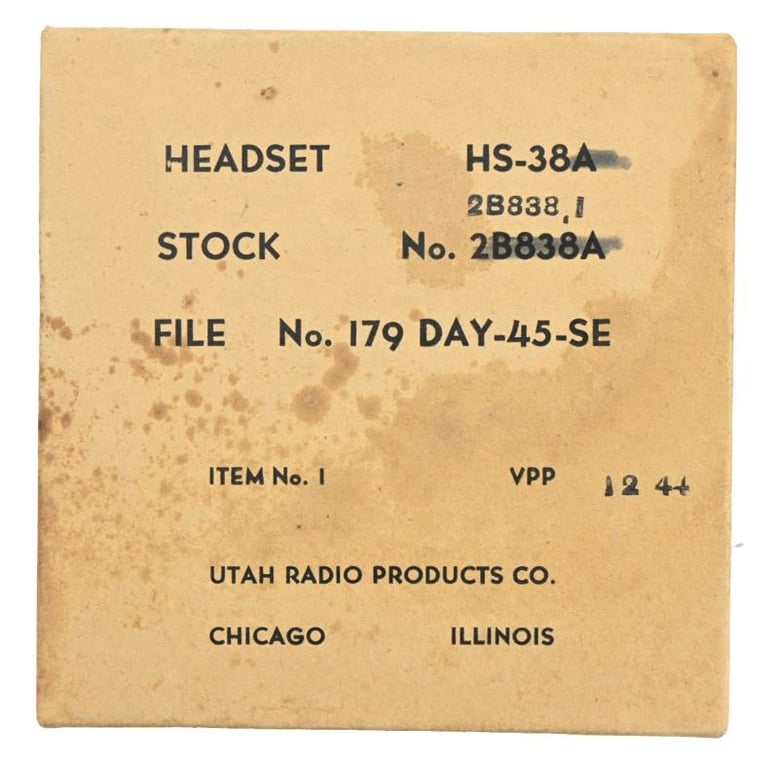 US AAF HS-38-A Flight Helmet Speakers