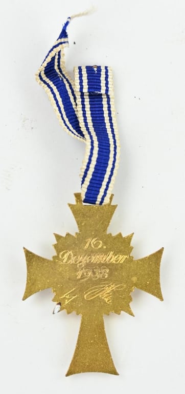 German Mother's Cross in Gold with case