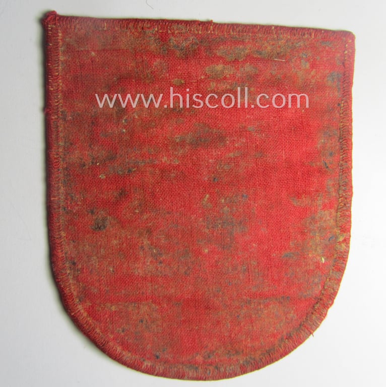D.A.F.- (ie. 'Deutsches Arbeitsfront') specialist-armbadge (ie. 'Tätigkeitsabzeichen') as executed in neat 'BeVo'-weave pattern as was intended for a: 'D.A.F.-Übungswart'