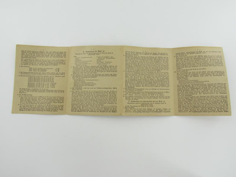 Das MG34 (3x Waffentafel MG34)