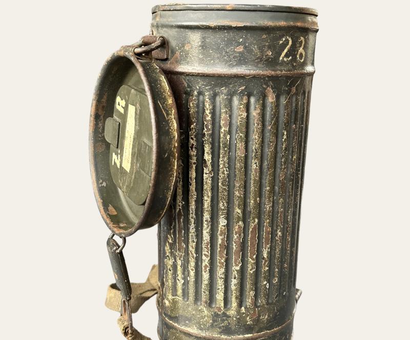 Camouflaged Gasmask Canister