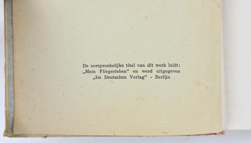 Dutch Luftwaffe Book: Ernst Udet Mijn leven als Vliegenier
