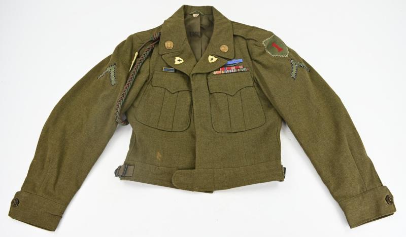 US WW2 26th Infantry Regiment / 1st Infantry Division 'Big Red One' Tunic Set