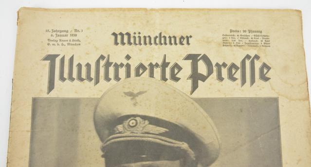 German Newspaper "Münchner Illustrierte Presse" 6 January 1938
