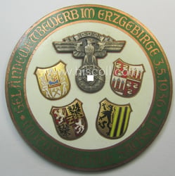 Commemorative, enamelled N.S.K.K.-related plaque (ie. 'Erinnerungs- o. nichttragbare...