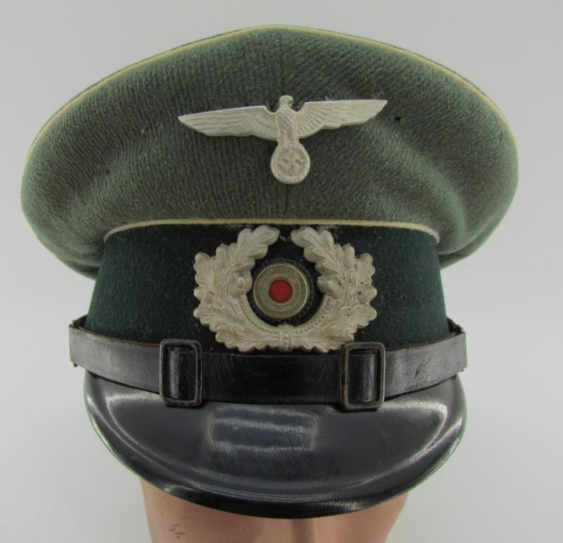 Wehrmacht EM/NCO Visor Cap (Heer Infantry) – 1937
