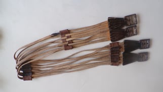 Rare Cavalry Saddlebag Securing Belt - C. Pose...