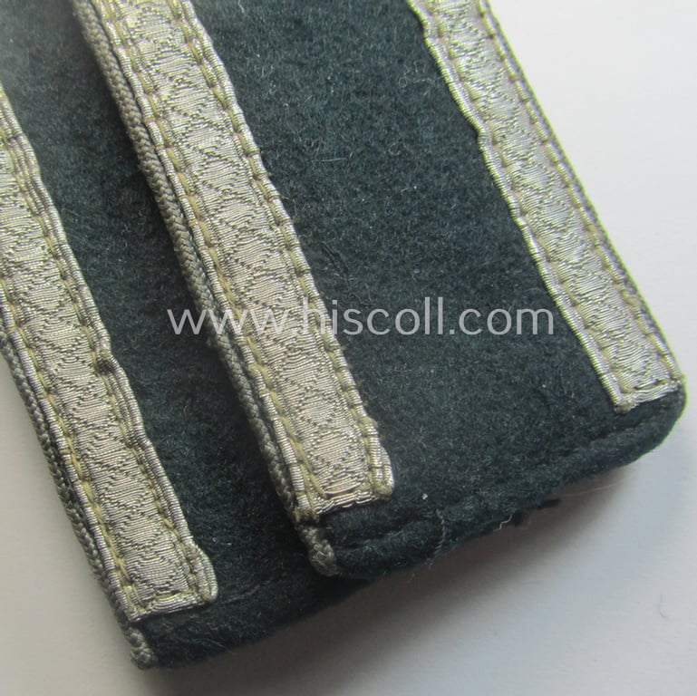 Pair of WH (Heeres) early-war-period- (ie. 'M40'-pattern, 'tailor-made') NCO-type shoulderstraps: 'Uffz. eines Nachschub-Kraftfahr-Abts.'