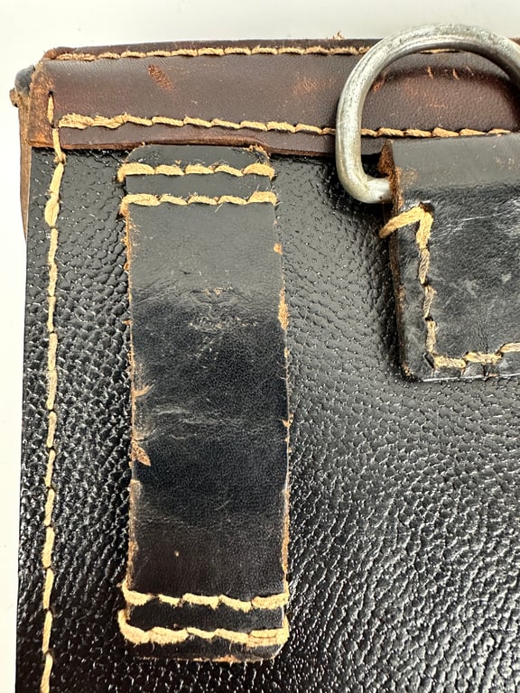 Original German WWII MG 34 Preßstoff & Leather Gunners Kit Tool Pouch