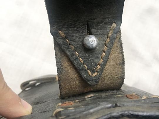 German Folding Shovel with Carrying Case, 1st Model