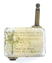 US WW2 Headset Adaptor Type MC-385