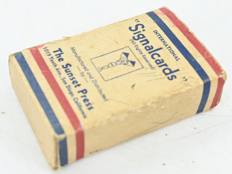 US WW2 International Signal Cards Set