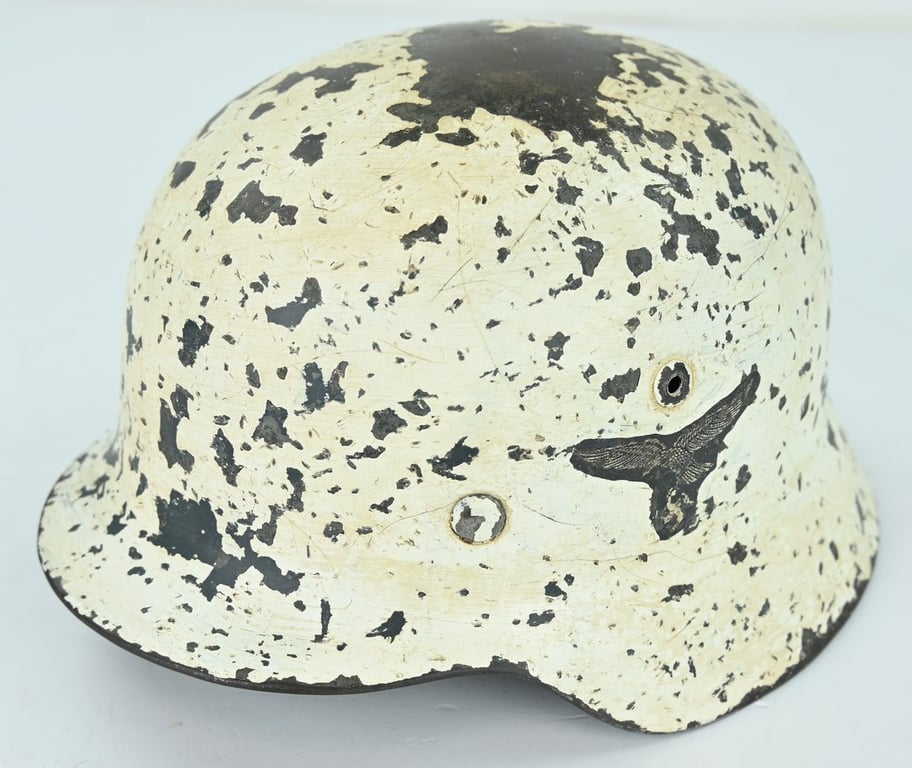 German LW M35 DD Winter Camo Helmet
