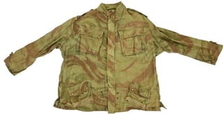 French 1950's Indochina Lizard Camouflage Tap 47/56 Airborne...